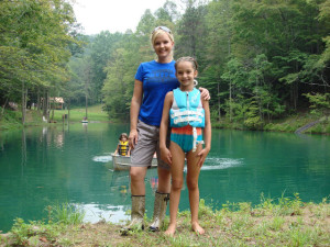 Family fun on the pond!