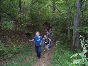 Trail Hiking at Pappy's Cabin